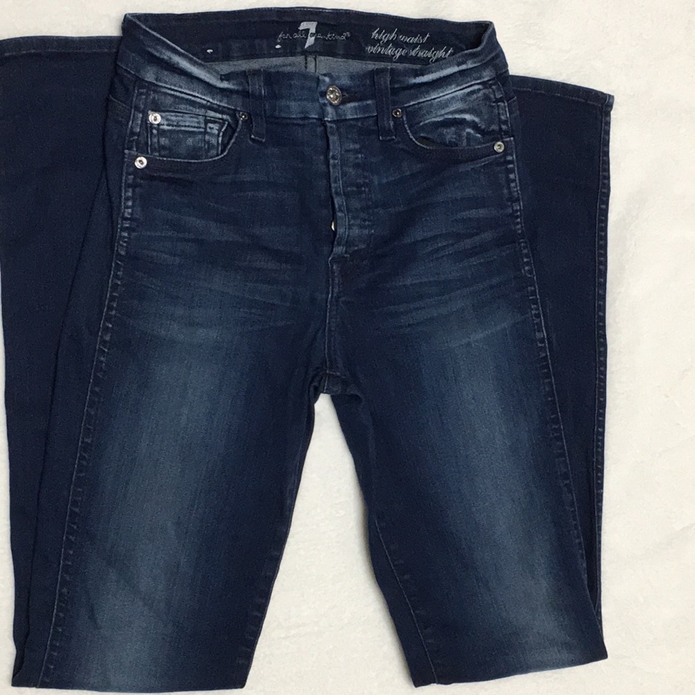 7 for all man kind highwaist vintage straight